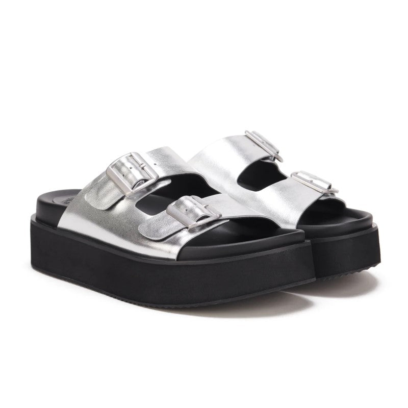 ACE SLIDE - SILVER/BLACK