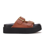 ACE SLIDE - TAN/BLACK