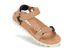 SANDAL TOOTH WEDGE - SOFT TAN