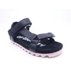 SANDAL TOOTH WEDGE - BLACK PINK