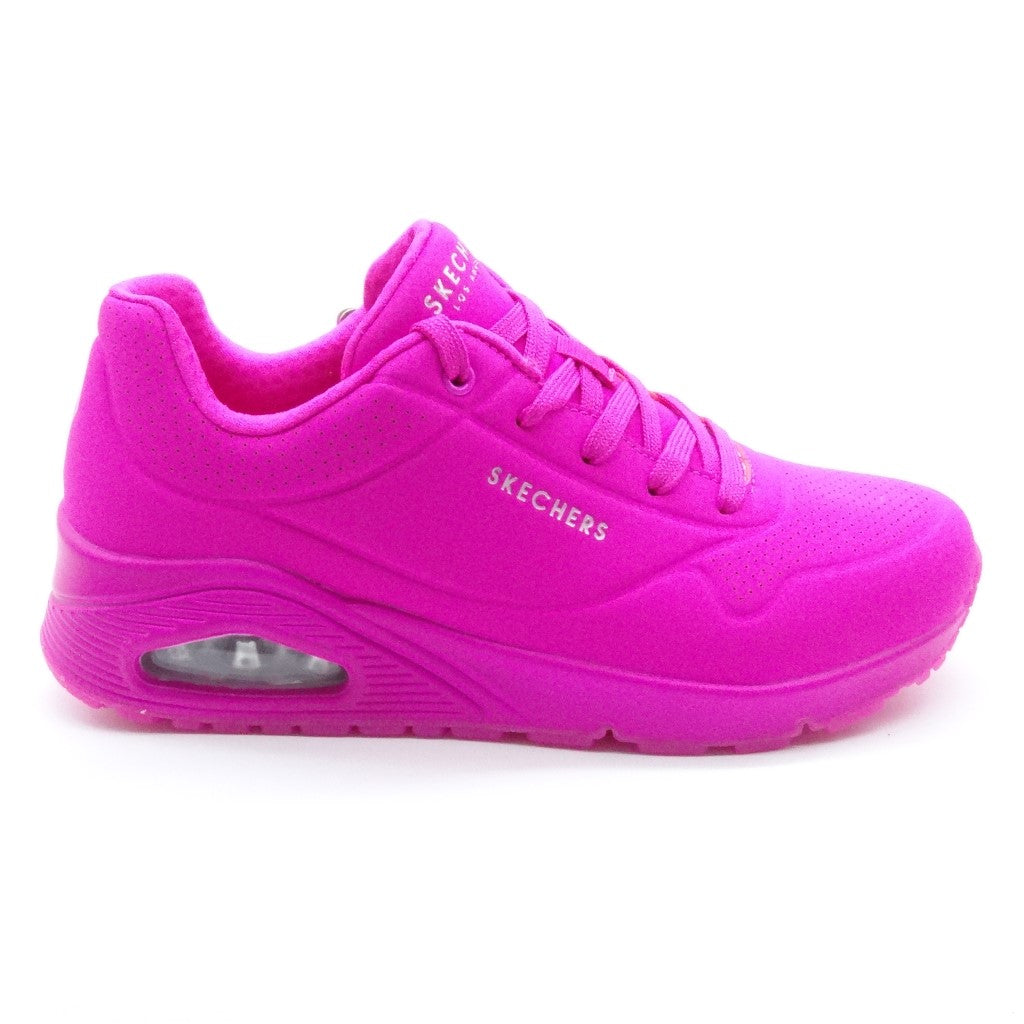 uno skechers pink